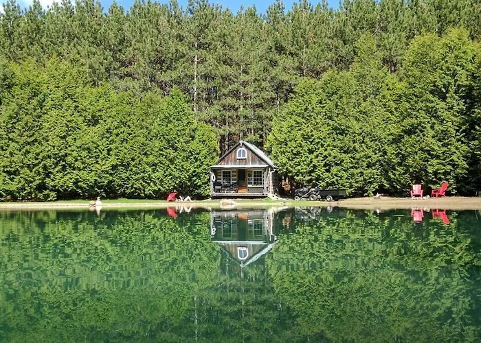 A Rustic Cabin In The Woods